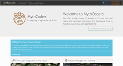 Desktop Screenshot of mythcoders.com